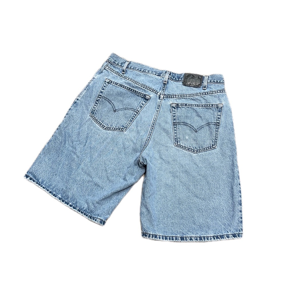 Men's vintage Levi's SilverTab blue denim baggy shorts, MADE IN USA ,90s’
